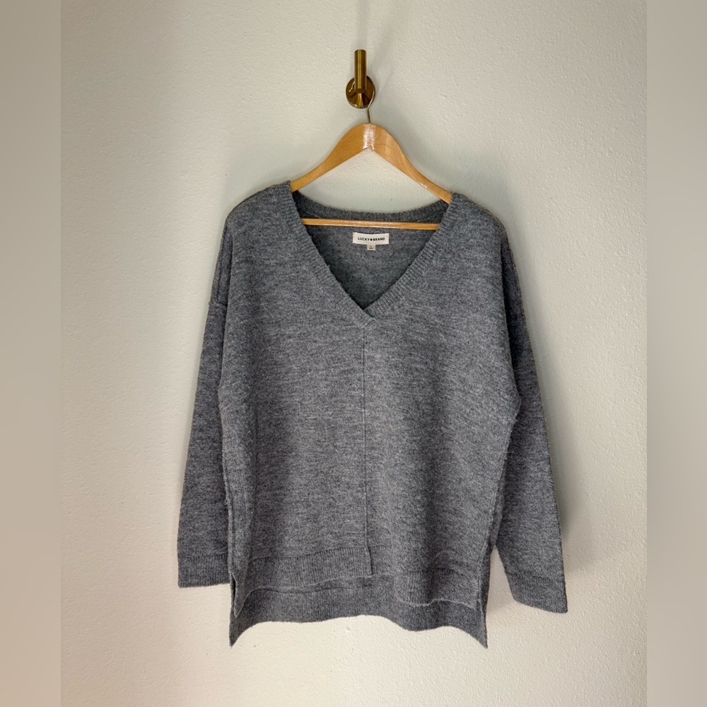 Lucky Brand Gray Sweater size L